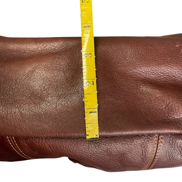 Coronado Brown Leather American Hobo Concealed Carry CCW Purse Shoulder Bag - Picture 13 of 14